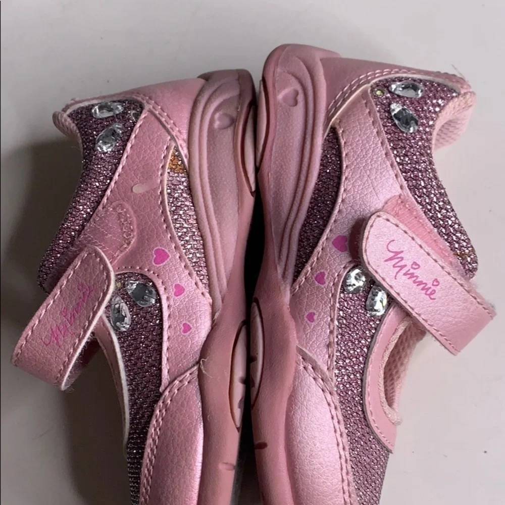 Disney Princess Minnie Mouse Pink Mary Jane Shoes 6.5